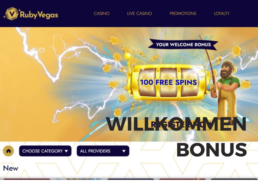 Willkommen Bonus Ruby Vegas